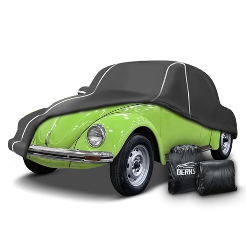 Fluorescent Strip Design Waterproof Car Cover Compatible Custom Fit Beetle Bug