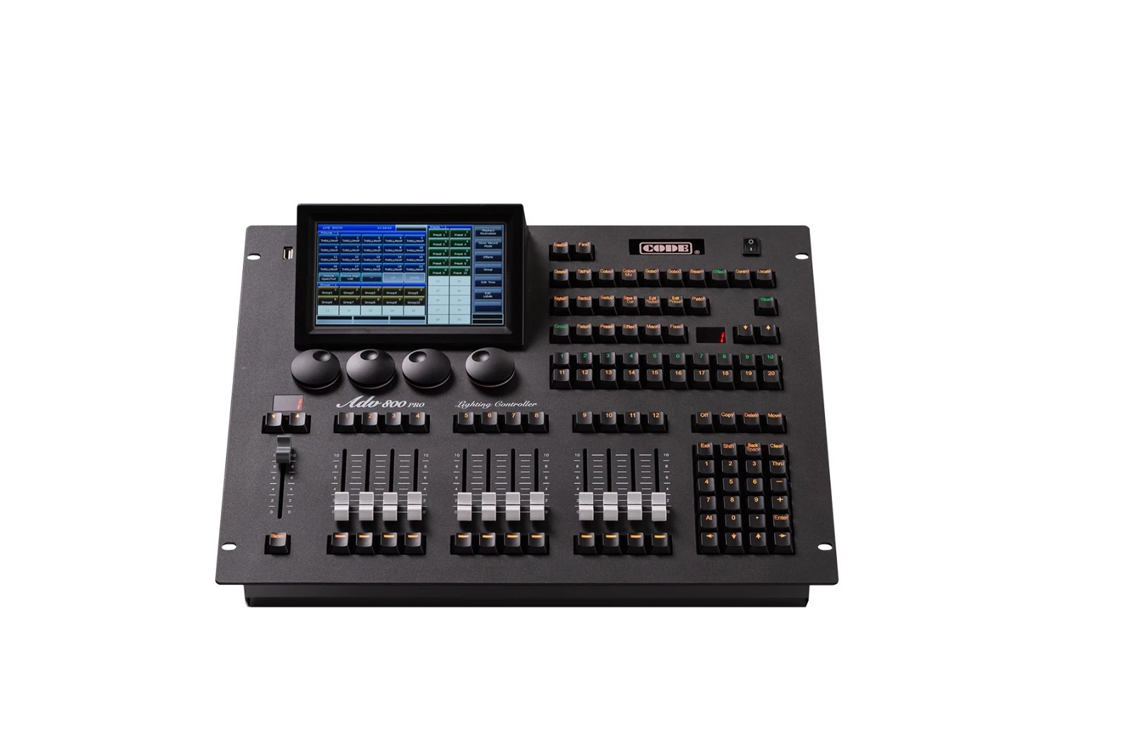DMX Stage lighting Code ADV800 Controller 512channels light Console+case+Display