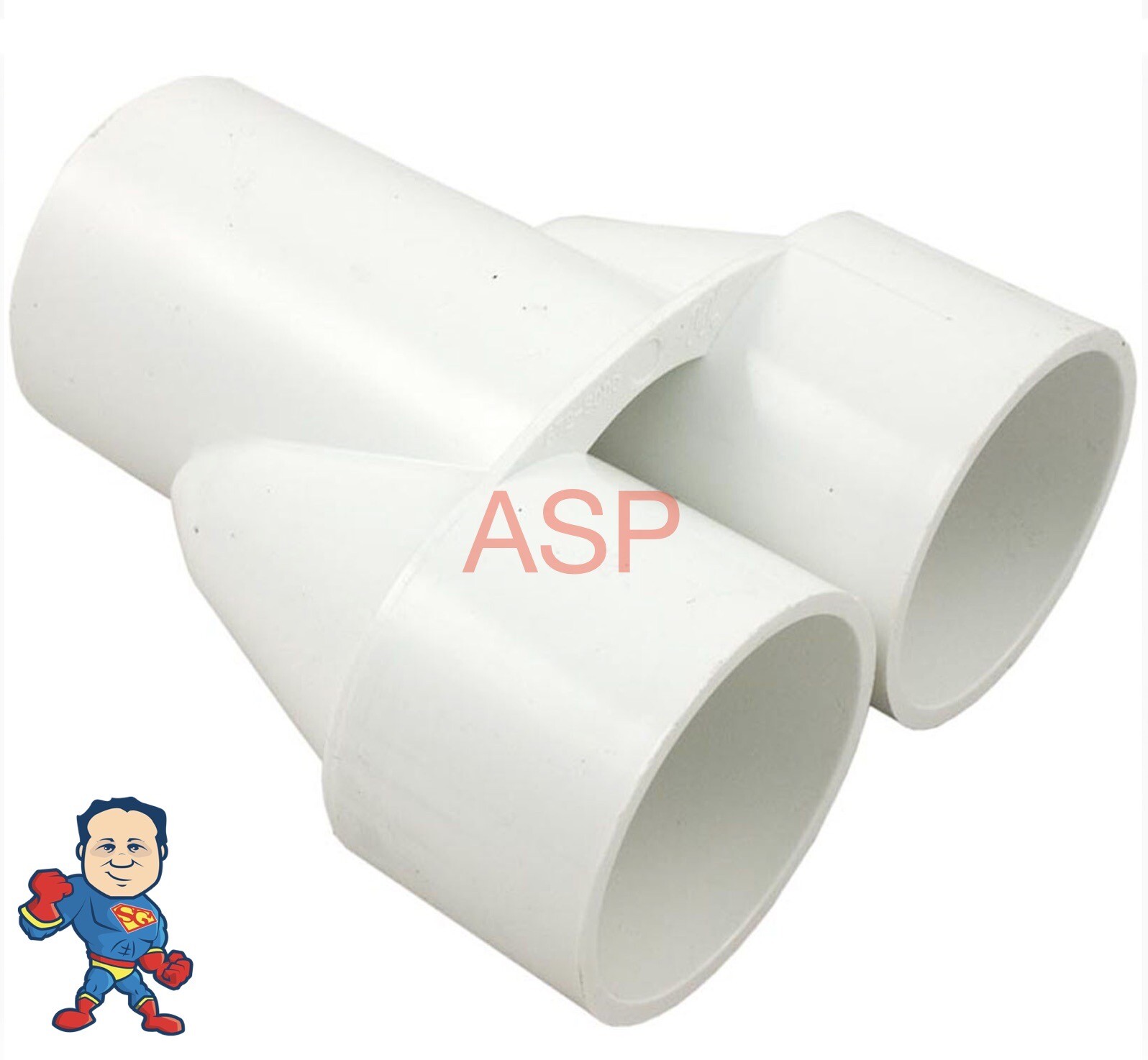 Wye Manifold Water Hot Tub Spa Part 2" Slip X 2" X 2" Slip Better than a Tee PVC
