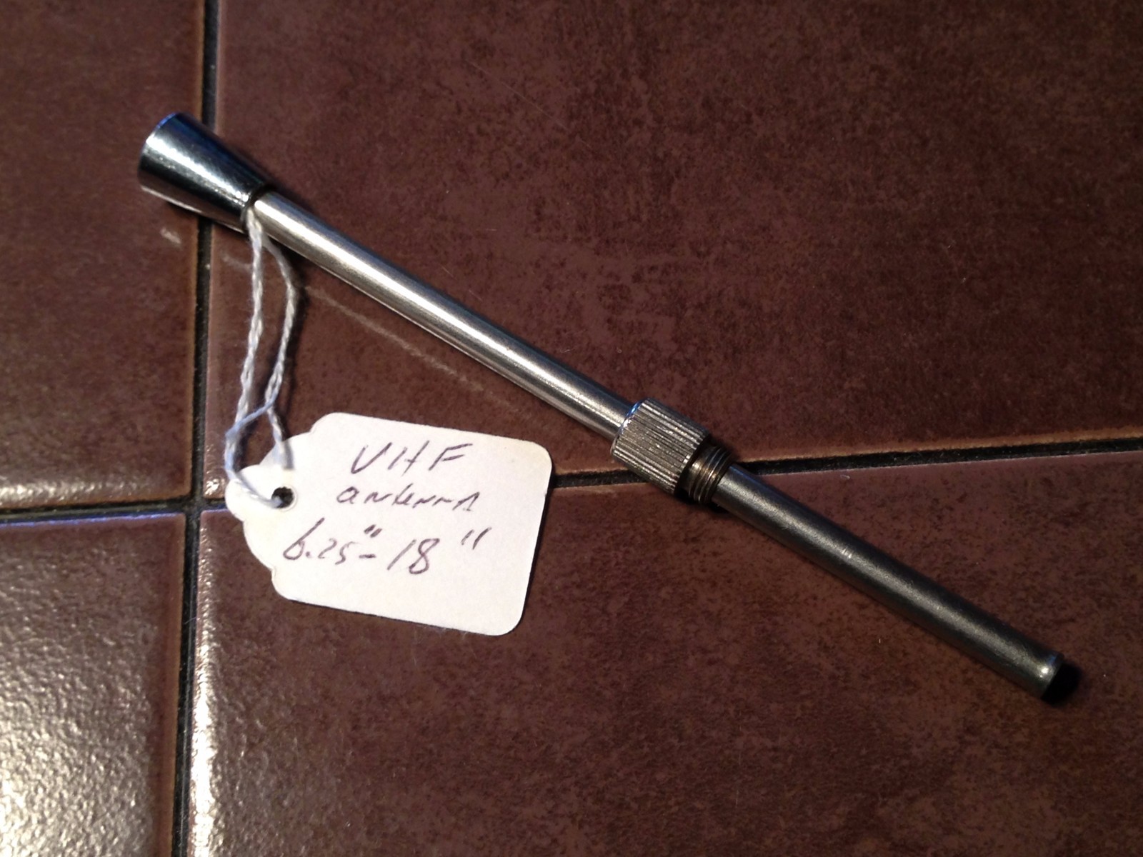 VHF Telescoping Antenna, 6.25" to 18"