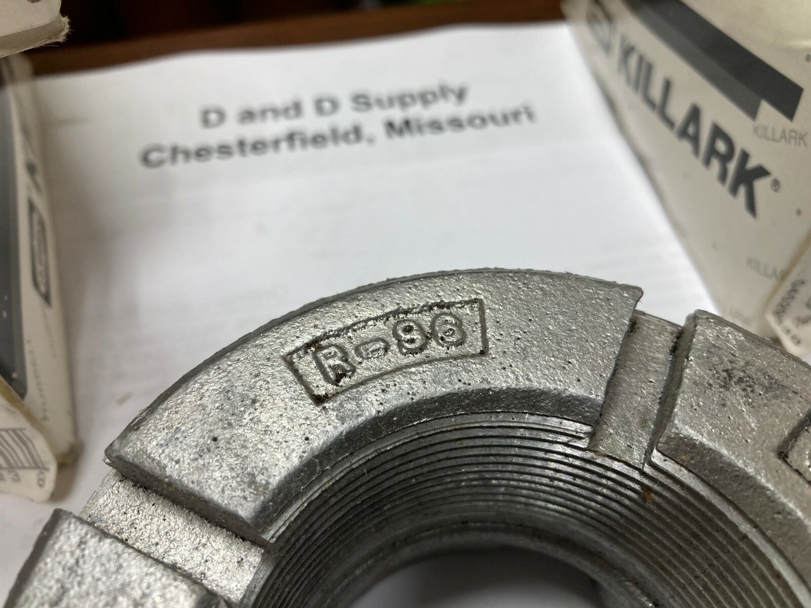 Hubbell Killark R-96 Explosion Proof Reducer, Aluminum, 3-1/2" to 2", Hzd Local