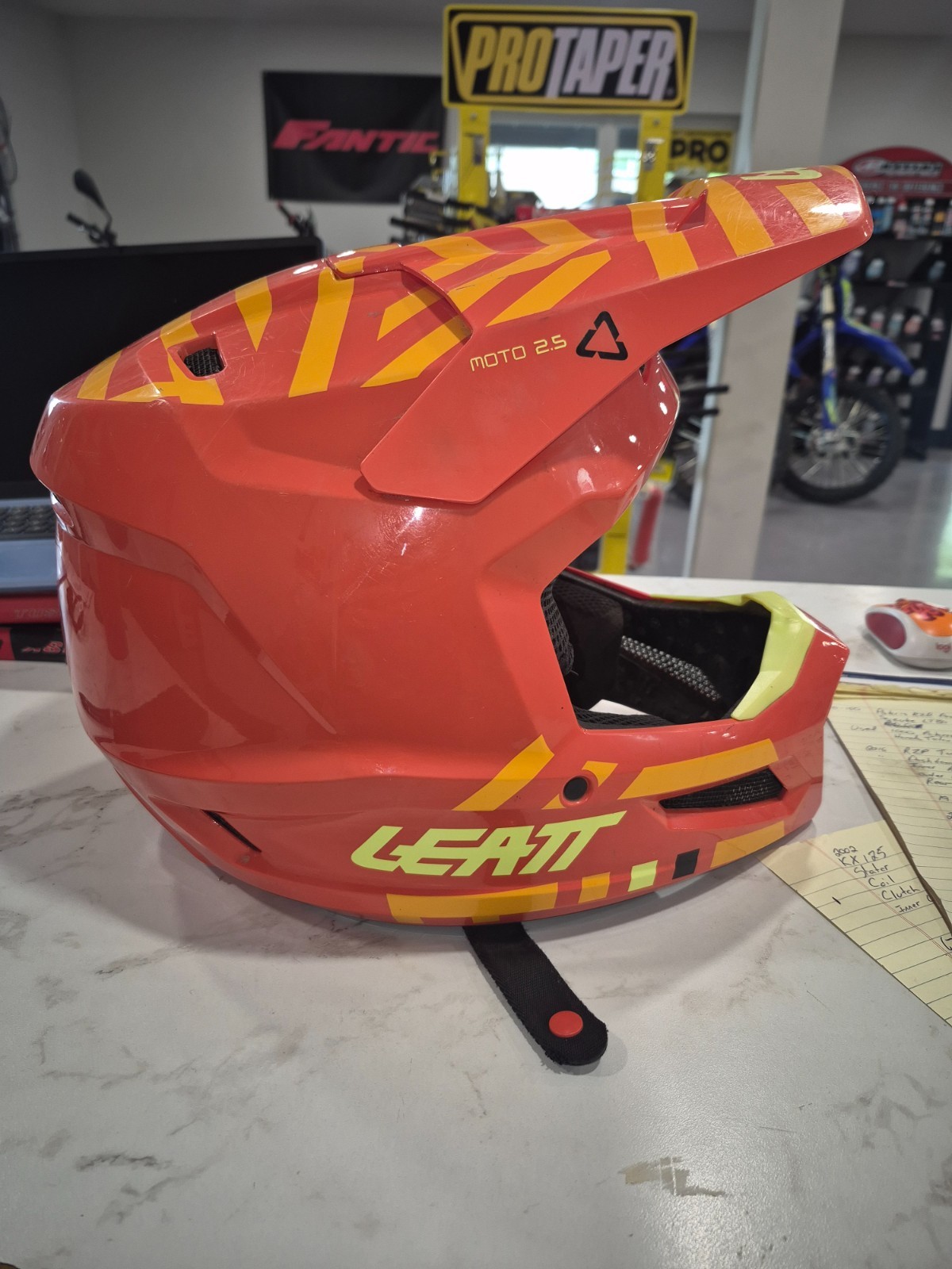 Used Leatt 2.5 Moto Helmet XL Orange
