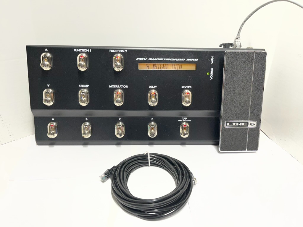 Line 6 FBV Shortboard MKII Foot Controller MK2 POD X3 HD VETTA SPIDER Pedalboard