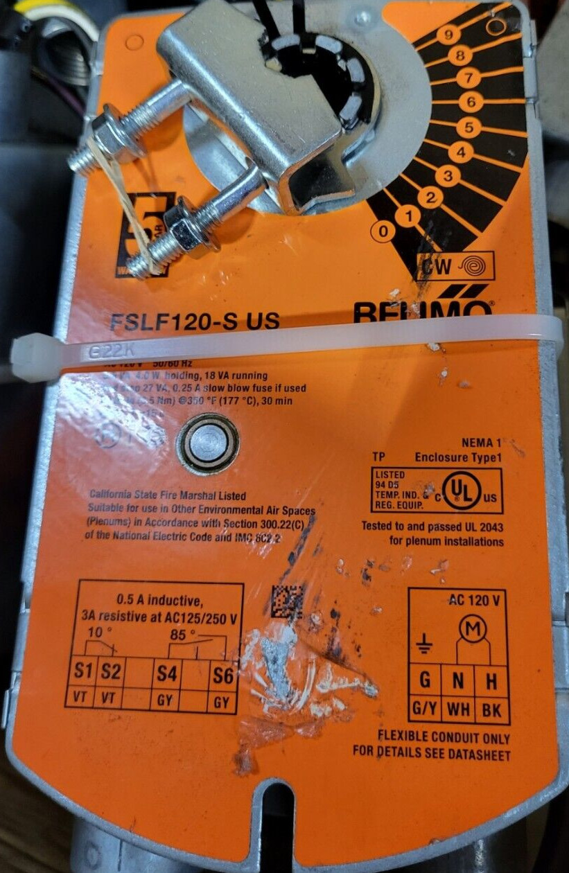 Belimo FSLF120-S US Fire Smoke Actuator