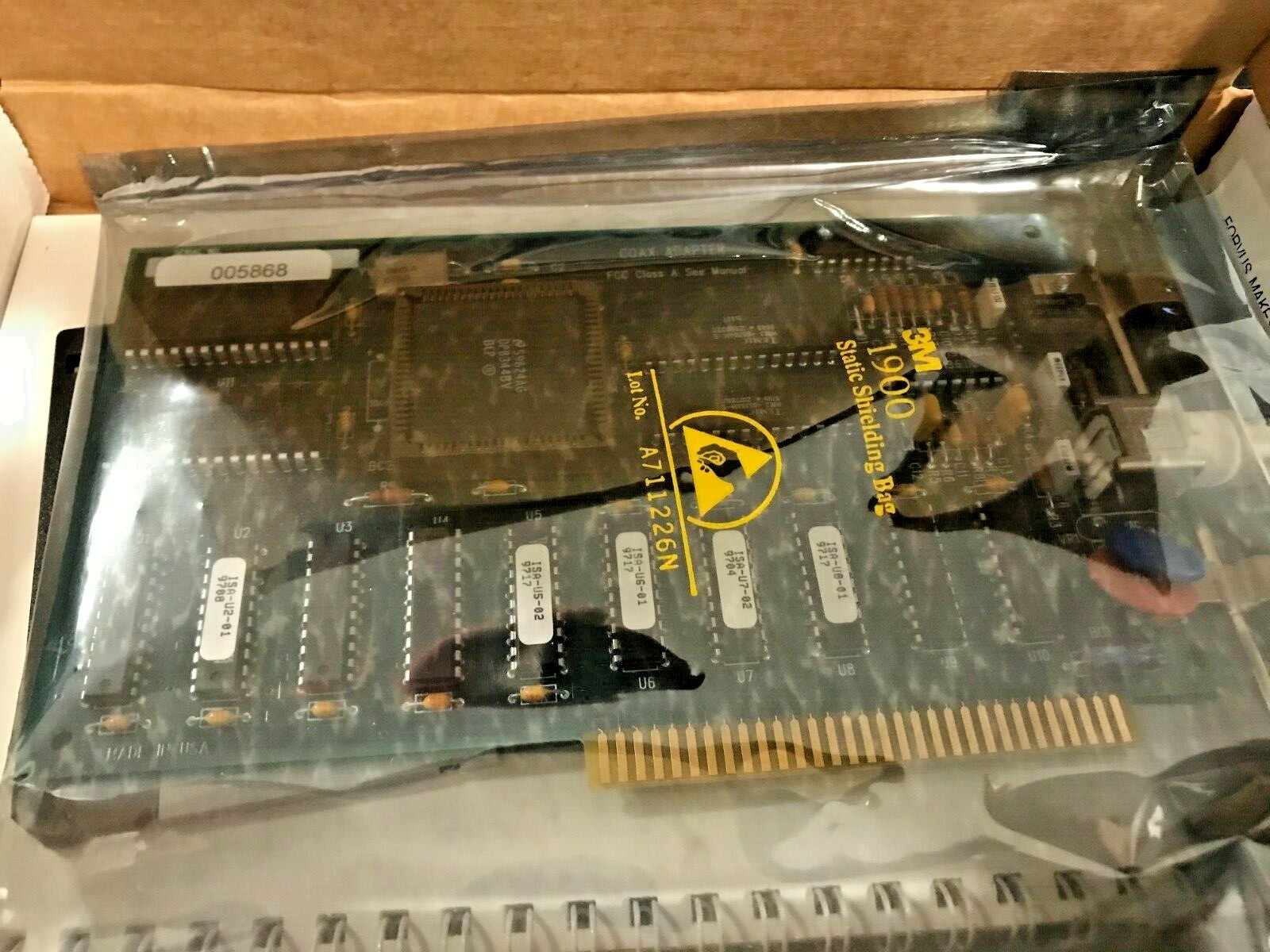 RARE VINTAGE NEW IN BOX FORVUS ISA COAX ADAPTER PN 70000 WITH MANUAL  USA SELLER