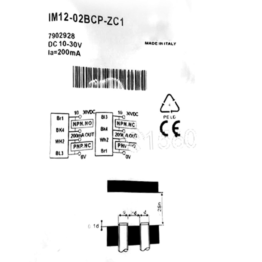 SICK  IM12-02BCP-ZC1 Cylindrical thread design PNP / NPN New✦Kd