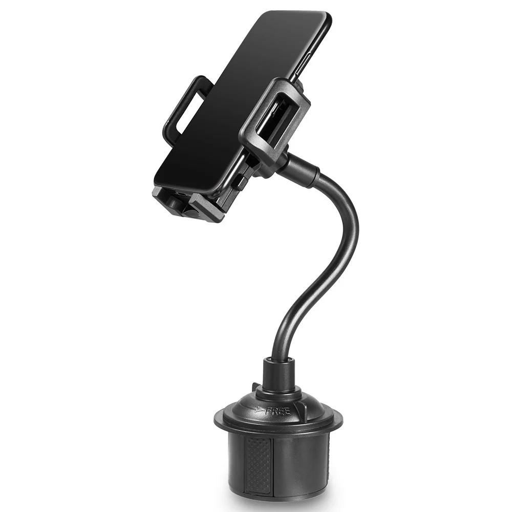 Cell Phone Holder for Car, Universal Adjustable Gooseneck Cup Holder Cradle Car