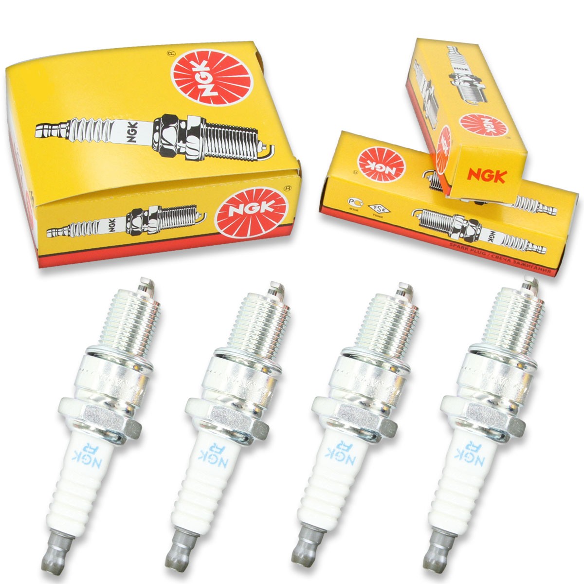 4pcs 01-05 Polaris 800 XC SP NGK Standard Spark Plugs 794cc 48ci Indy ik