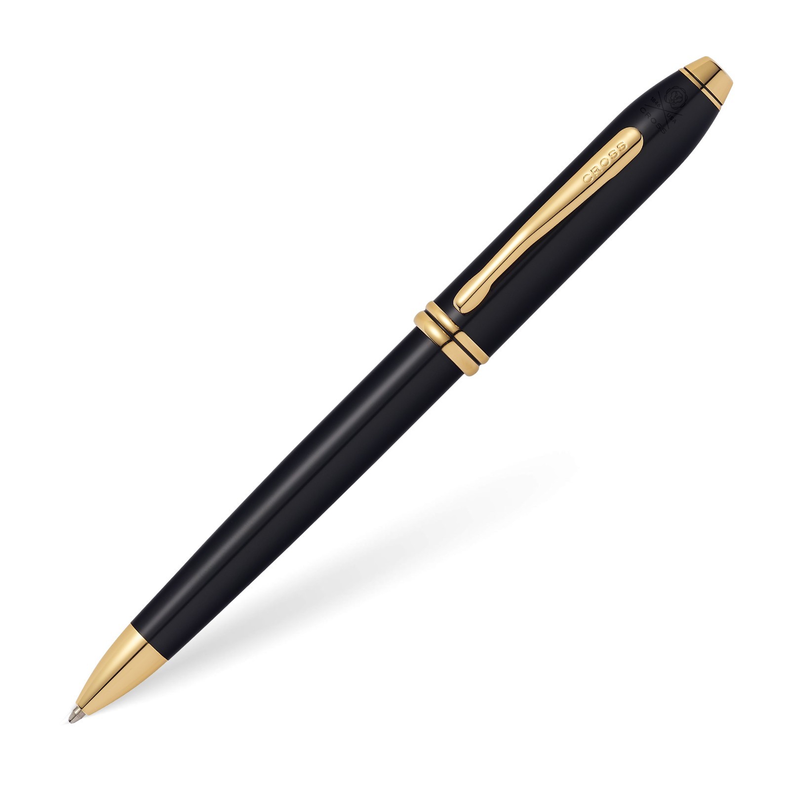 Cross Townsend Classic Black Lacquer Premium Ballpoint Pen Business Executive