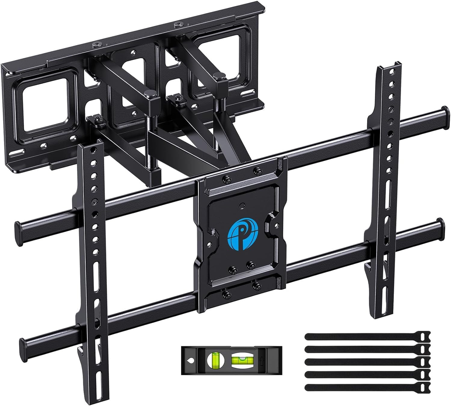 Full Motion TV Wall Mount for Most 37-84 Inch Tvs up to 132Lbs, Wall Mount TV Br