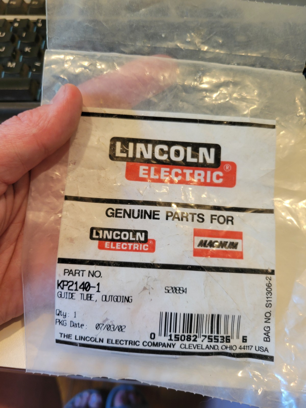Lincoln Electric KP2140-1 Guide Tube Outgoing