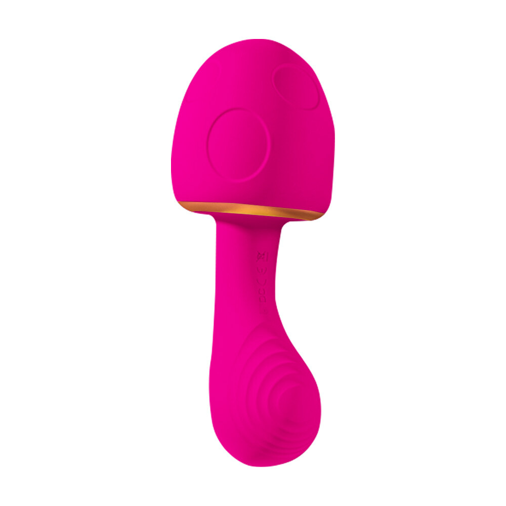 Mushroom Shape 3 In 1 Sucking Vibrating Heating Massager Sex Toy For Women Gifts