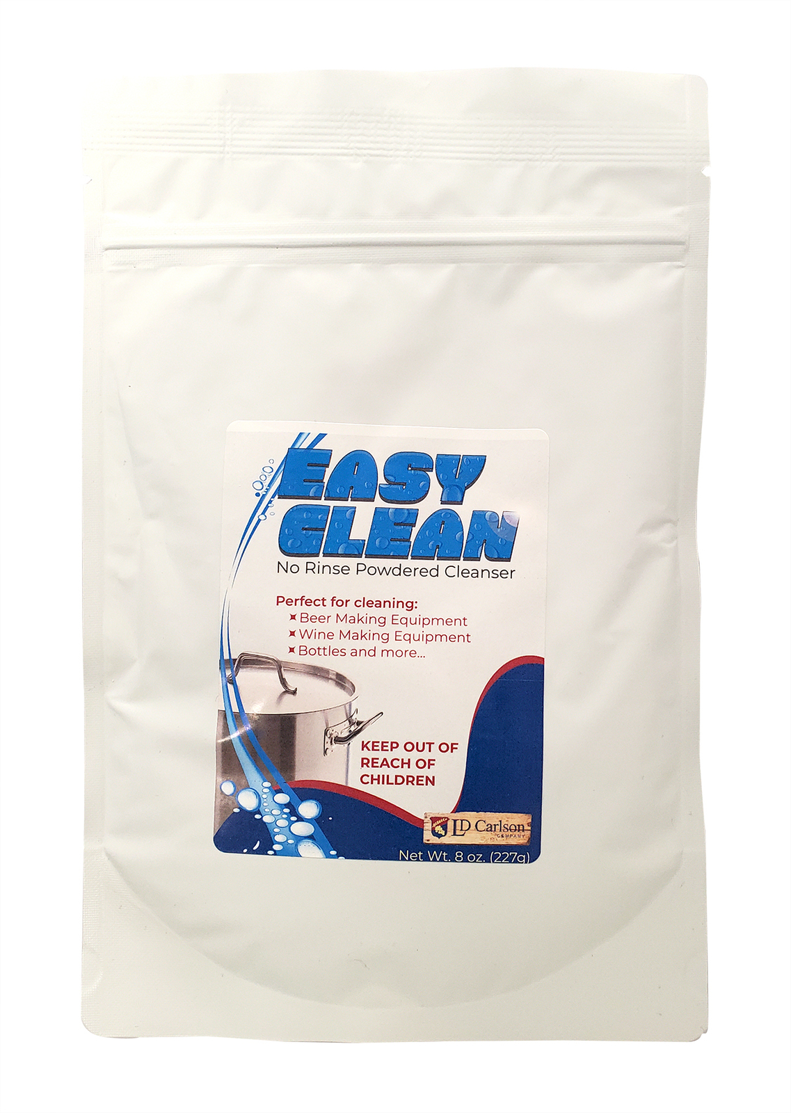 Easy Clean Jar w/screw-off lid- 8 oz. by L.D. Carlson