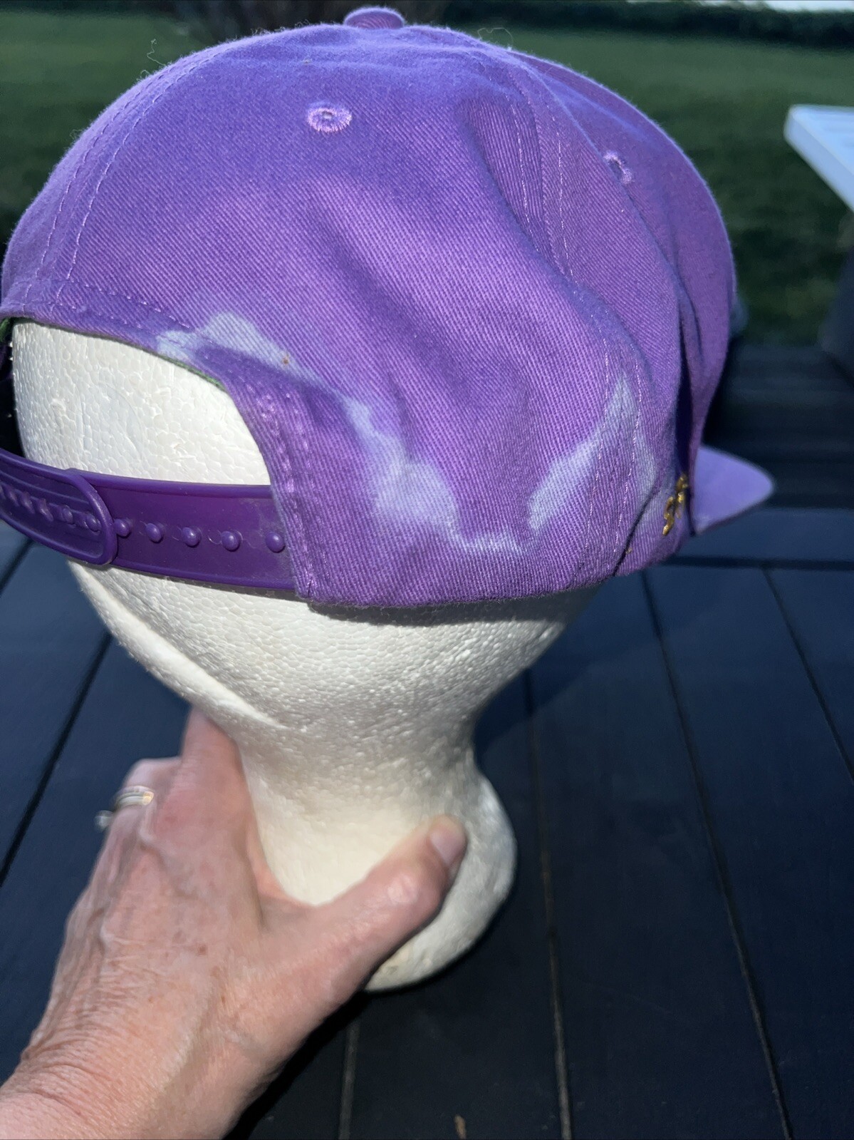 The Joker on Gray Front w Purple Bill and Hat Cap Snapback Batman DC Comics
