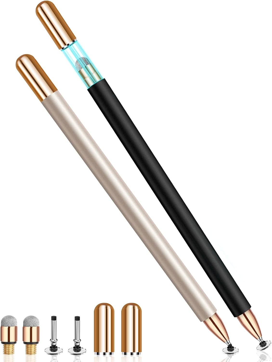 Double-Tipped Stylus, Stylus Pen for Touchscreen, High Sensitivity, Magnetic Cap