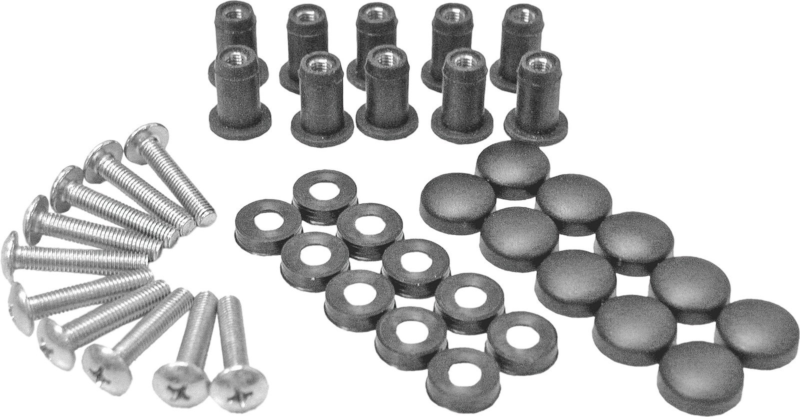 SP1 Windshield Fasteners - 9mm x 16mm Snowmobile SM-06015 44-32001 129817