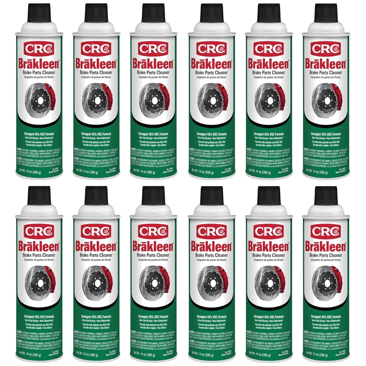Non-Chlorinated Brake Cleaner 14 oz - Pack of 12