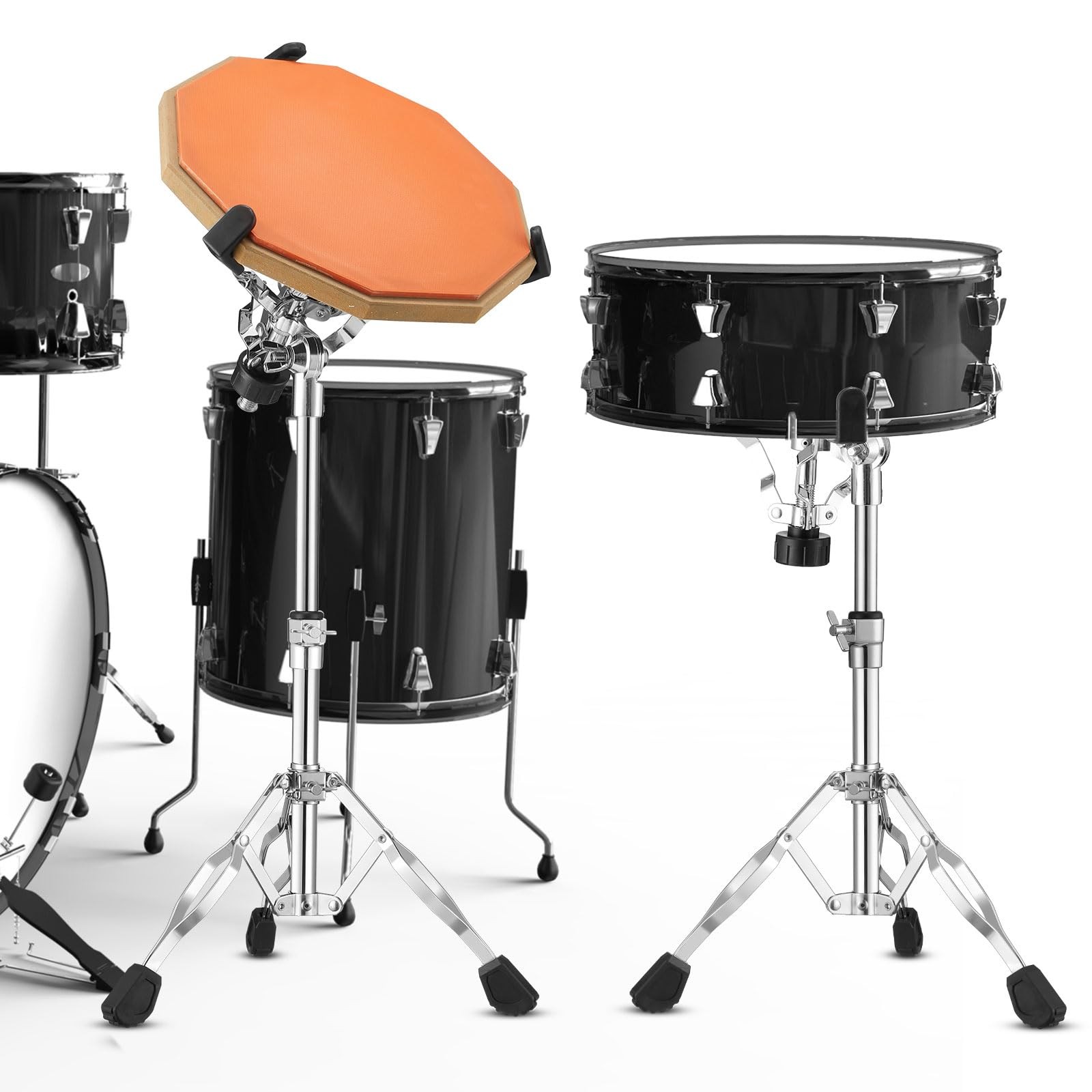 Double Braced Adjustable Snare Drum Stand Tripod For 1014 Inch Drum Set