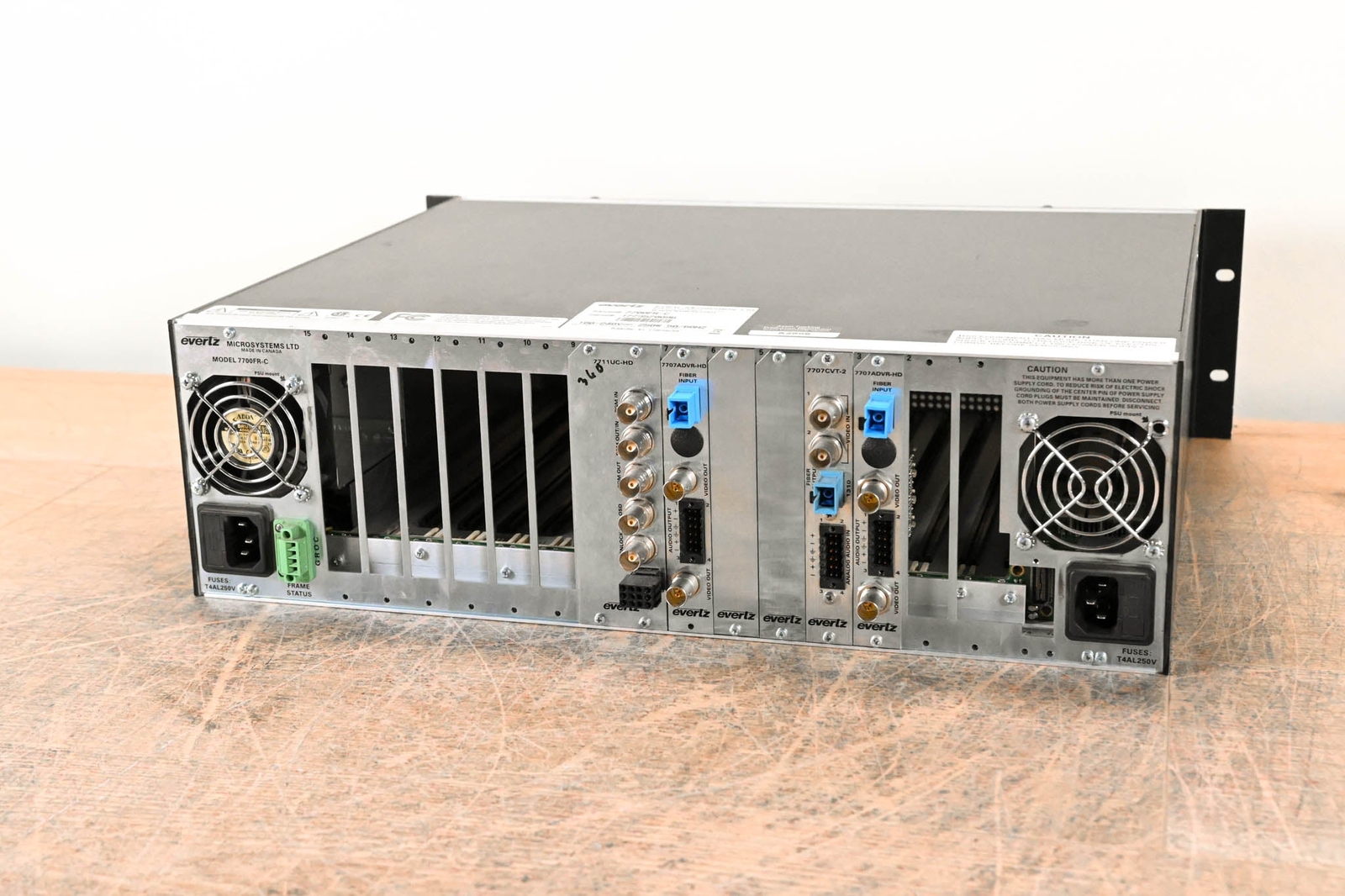 Evertz 7700FR-C MultiFrame Chassis CG00698