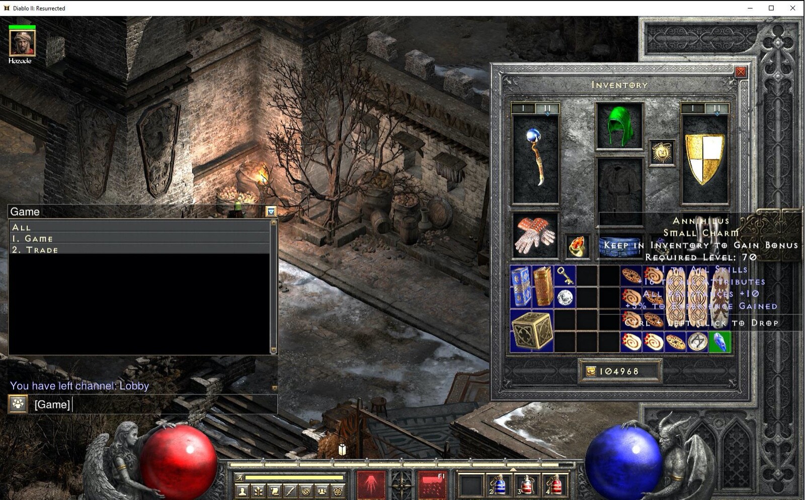 Diablo 2 ressurected d2r Annihilus small charm anni 10-20/10-20/10 5 available