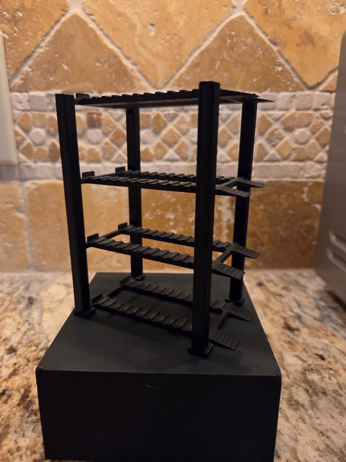 1:64 Scale Diecast 4 Post Lift Display 4 tier