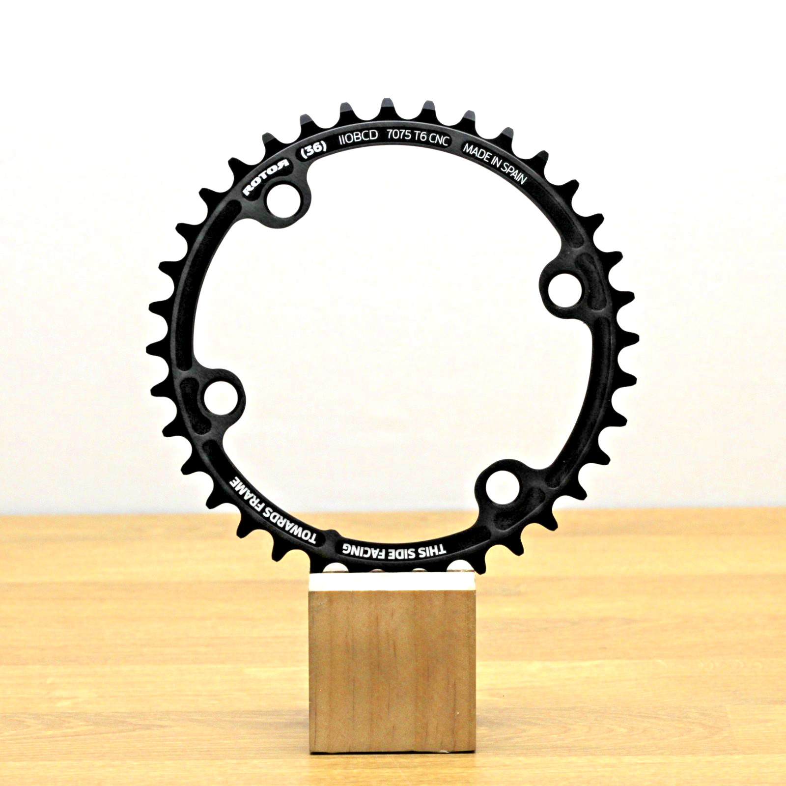 ROTOR Round Ring BCD110X4 36T (For 52T) Inner Ring - Black - NEW
