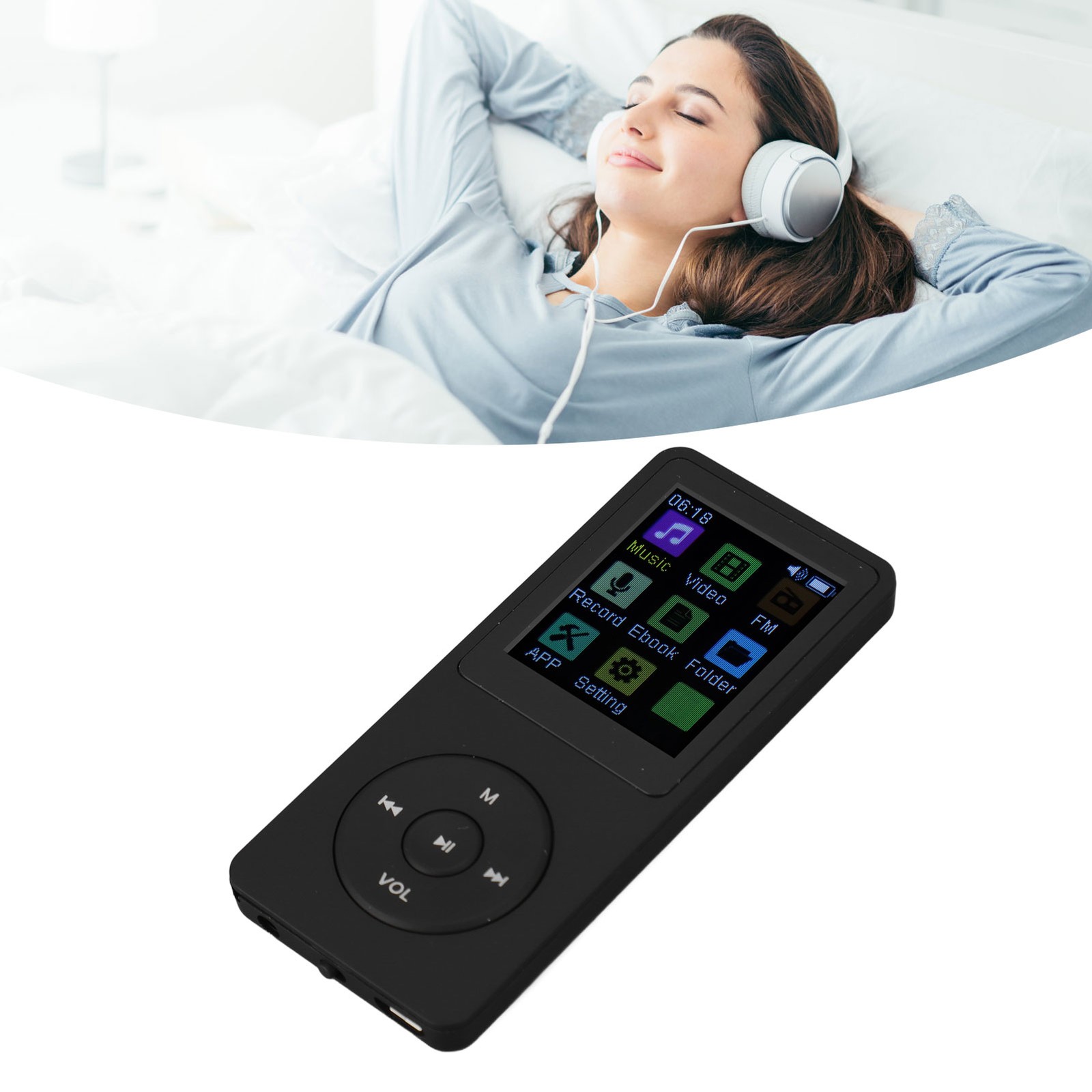 MP3 Player Voice Record Video Playback Bluetooth Function Music Player With EJJE
