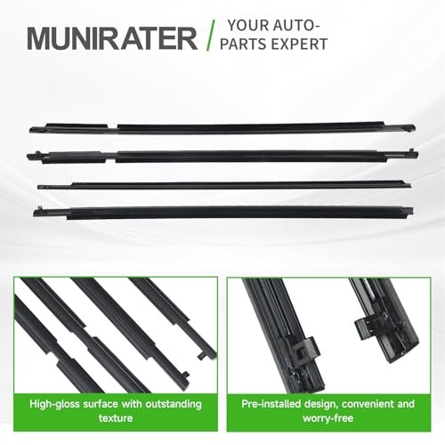 Outside Window Weatherstrip Moulding Trim Seal Belt Replacement for 2006-2008