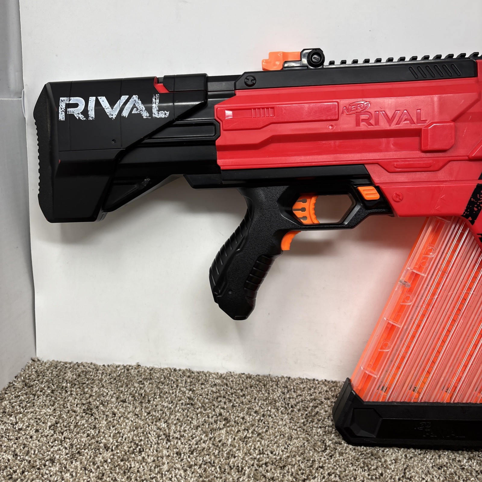 NERF Rival Khaos MXVI-4000 Nerf Blaster With Clip Motorized Tested