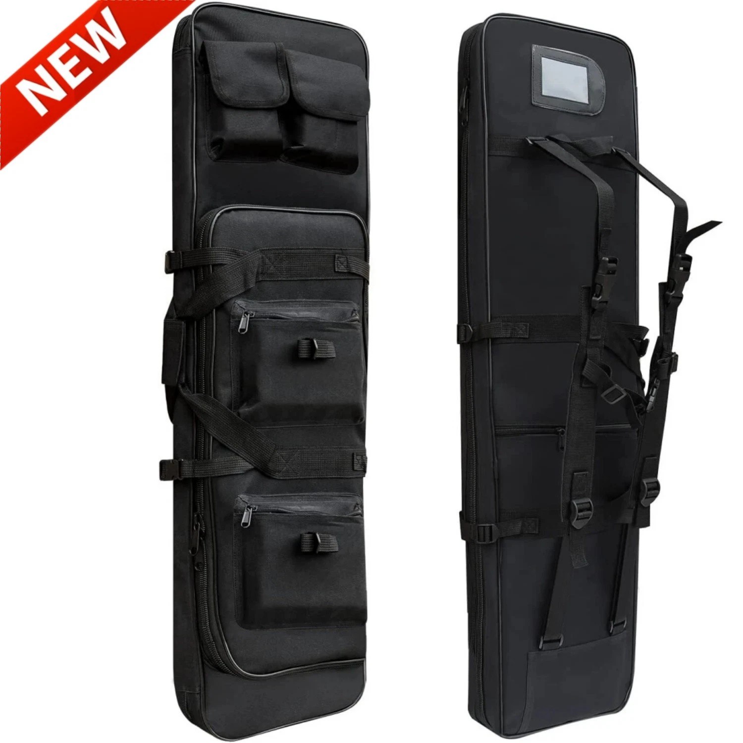 Tactical Rifle Bag Hunting Backpack Soft Gun Case 45" Oxford Fishing Gear Bag