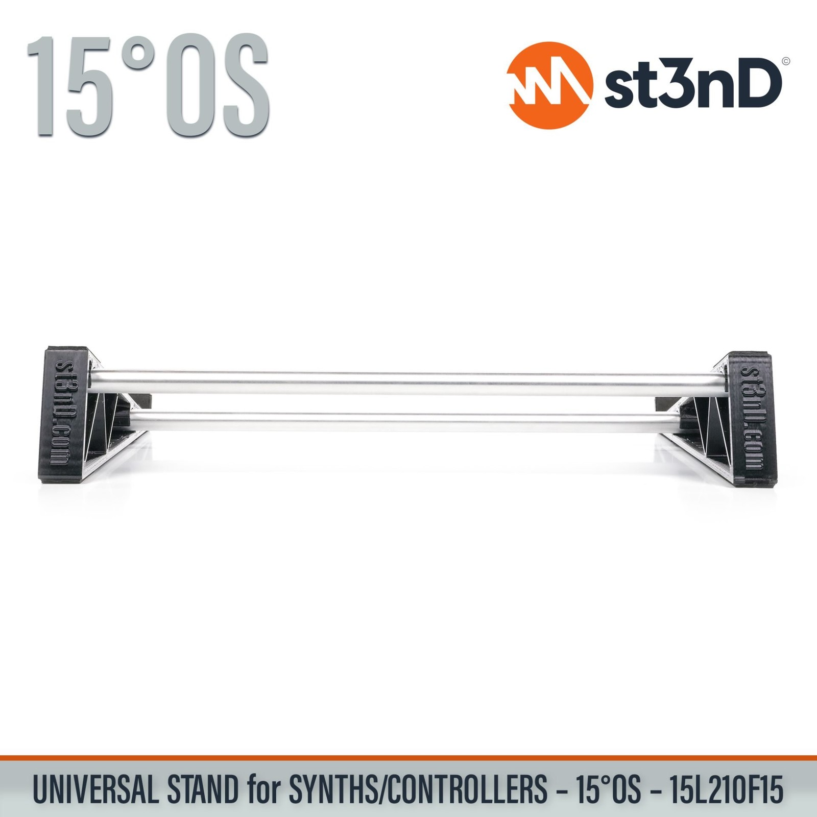 UNIVERSAL STAND for SYNTHS / CONTROLLERS - 15° - Open Style - 15L210F15