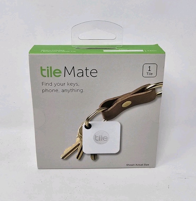 Tile Mate Bluetooth Key Finder Tracker White # T3001 100 Feet New Sealed
