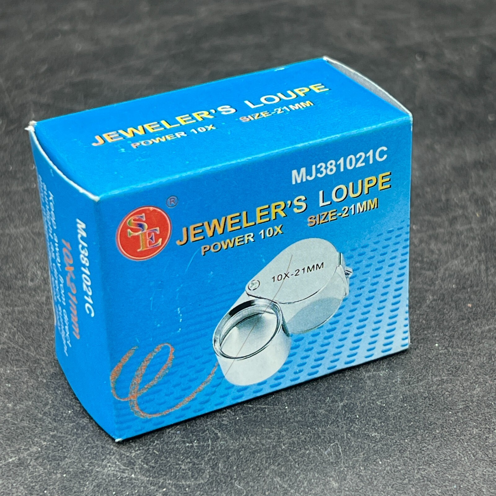 10 X 18mm Jeweler's Loupe Metal Chrome [P1]