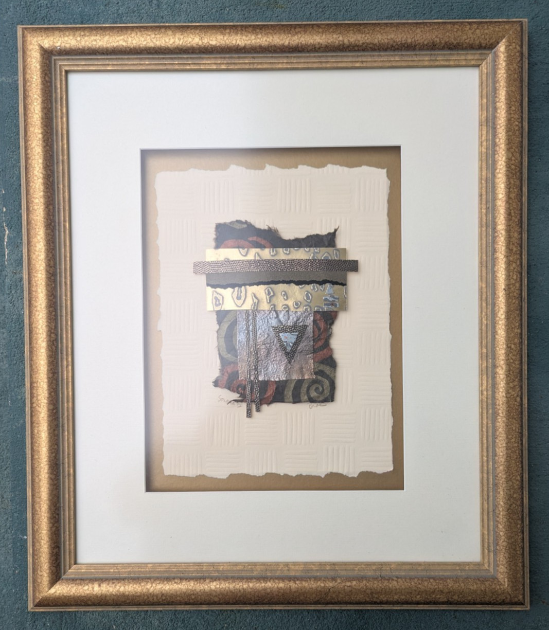 J. Broe Mixed Media Art Piece Sonoma III Signed