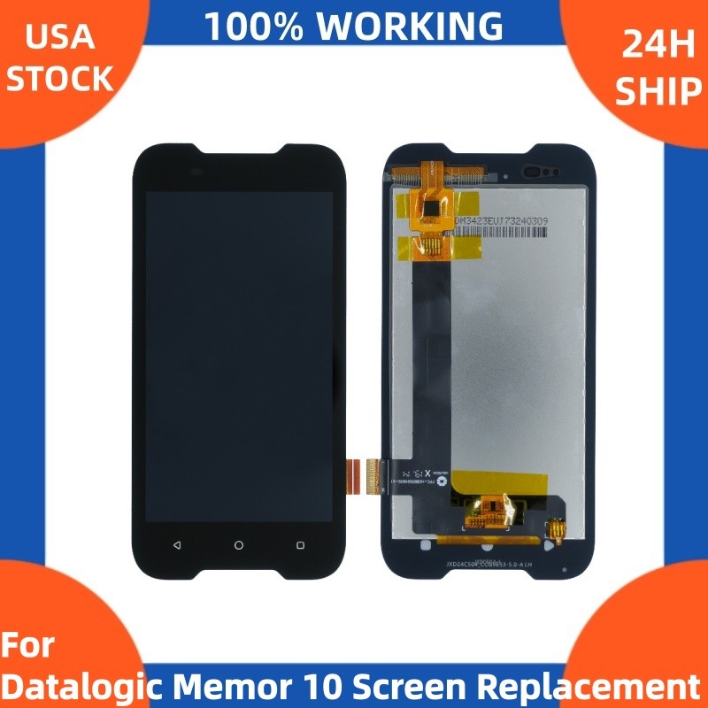 100% For Datalogic Memor 10 LCD Display Screen Touch Digitizer Assembly Replace