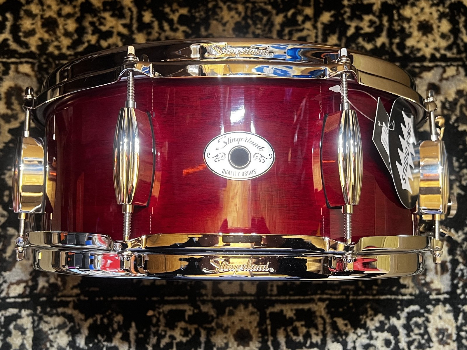 Slingerland 5.5" x 14" Studio King Snare Drum - Royal Crimson Lacquer