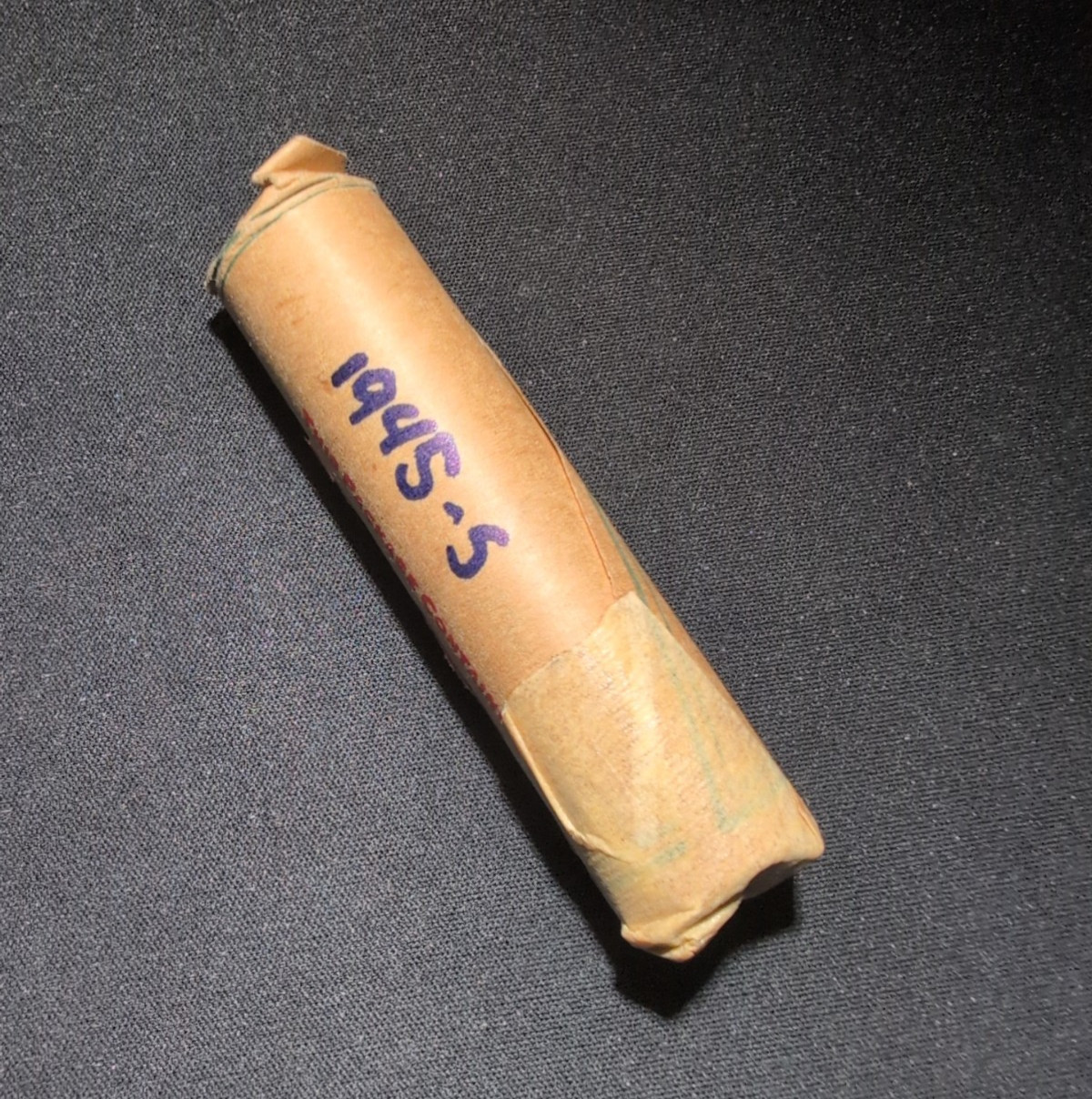 1945-S Lincoln Wheat Cent Penny Roll - 50 Coins - Unsearched Estate