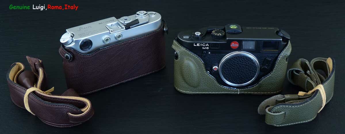 LUIGI NEW BASIC PLUS CASE,BUMP MODEL+STRAP for LEICA M6-MP-M2-M3-M4-M7,M-A,DHL