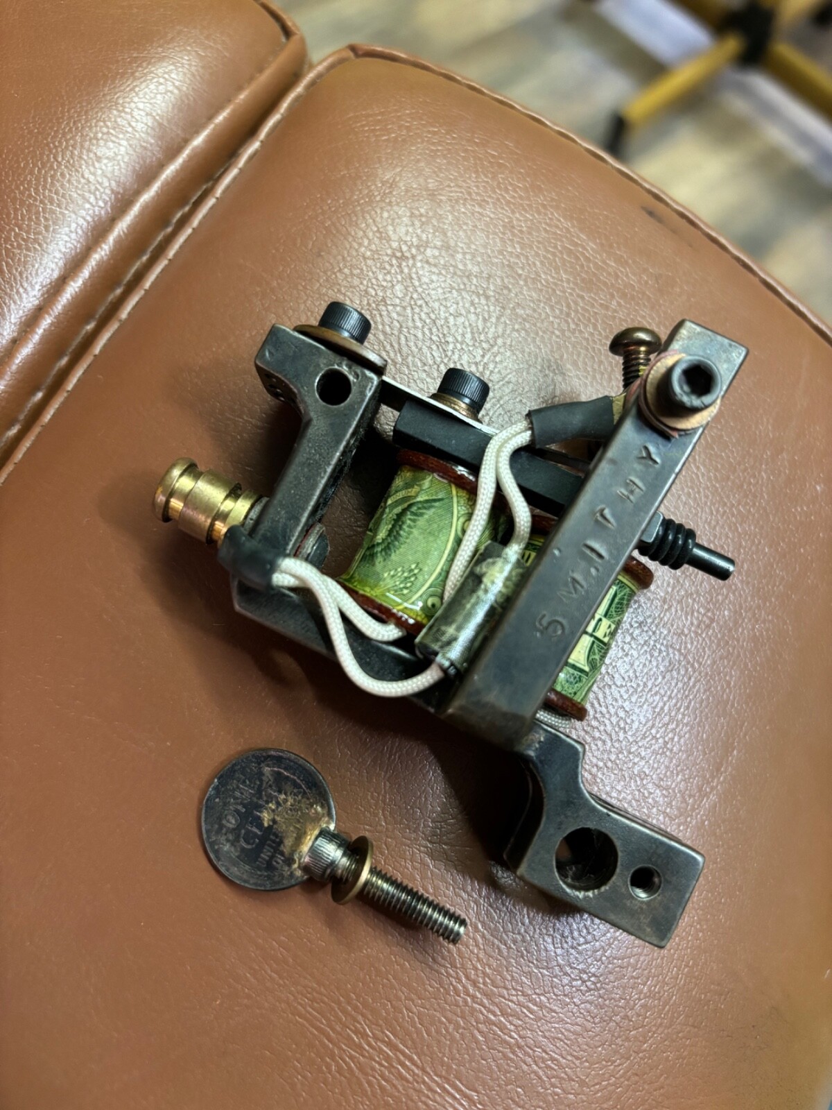 used smithy hand made coil tattoo machine liner