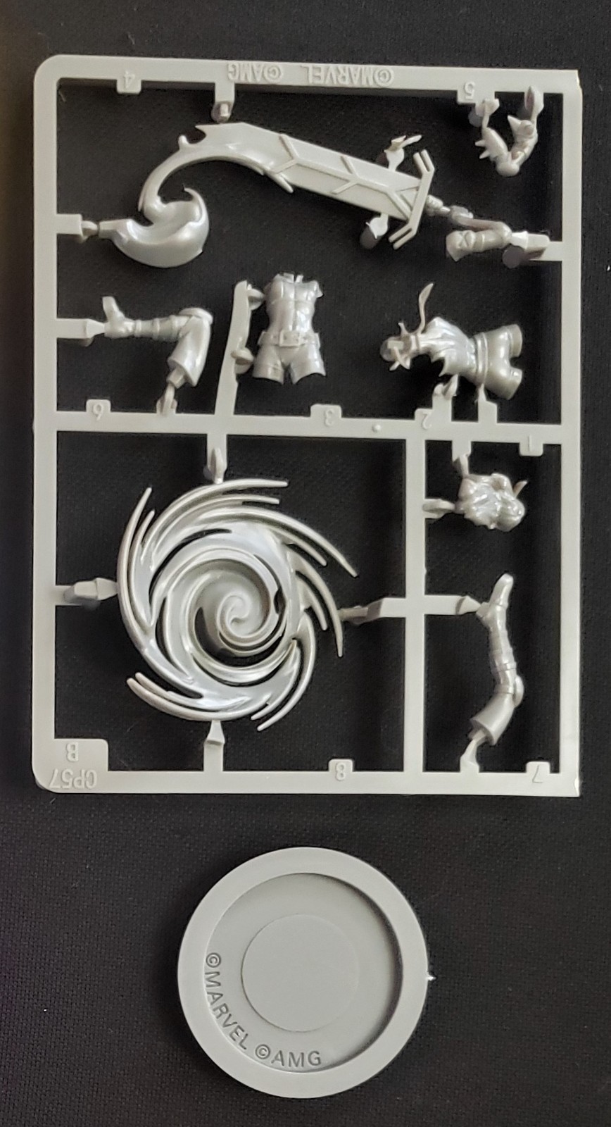 Magik, character card, base from Xavier's Students pack Marvel Crisis Protocol