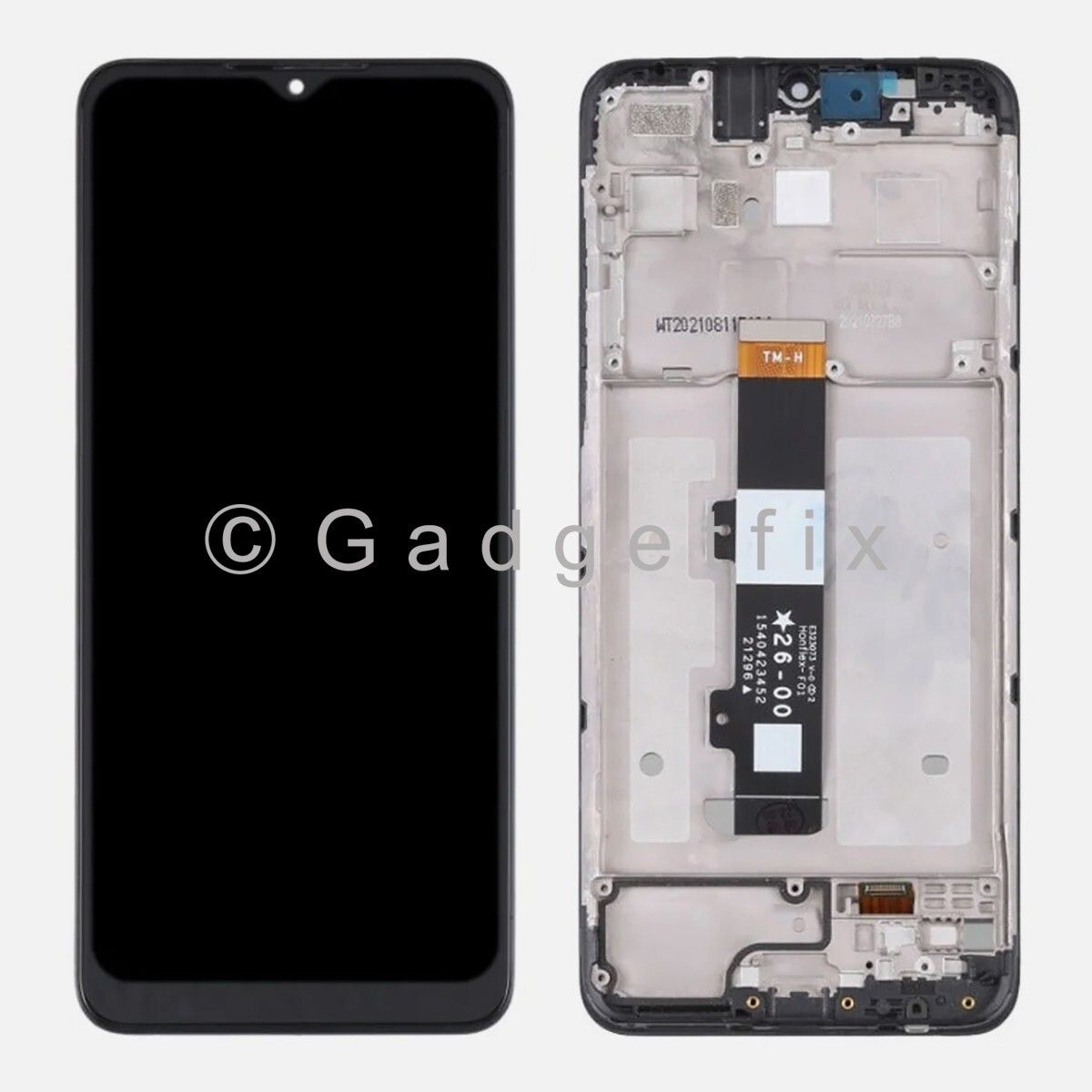 For Motorola G PURE XT2163 2021 LCD Display Touch Screen Digitizer Frame Parts