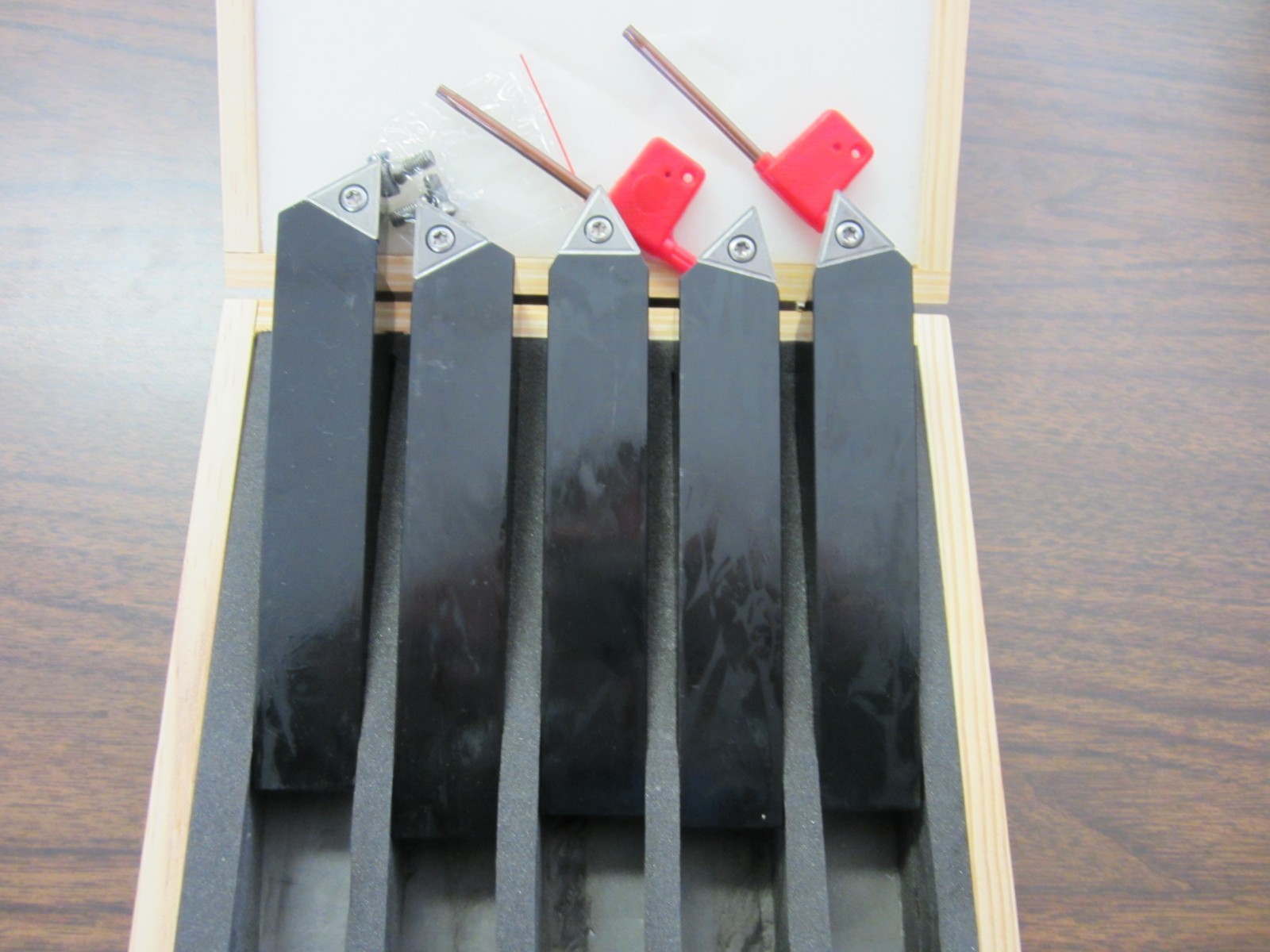 1" Indexable Turning Tool Bits 1x1x6" 5pcs/set TCMT432 Inserts, part#:TOBC1--new