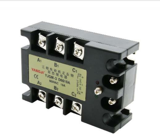 Three-phase two-control motor forward and reverse solid state relay YJGM-3D6615A