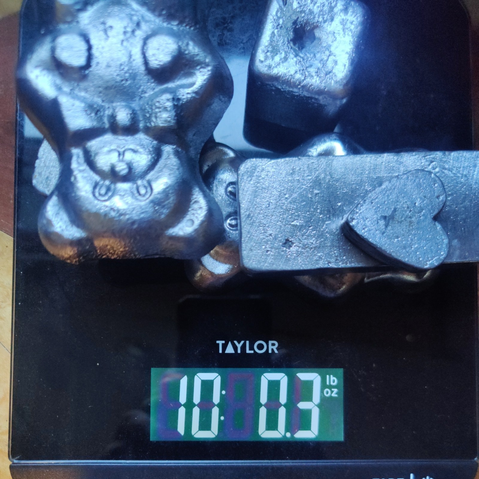 lead ingots 10+ lbs  from tire weights