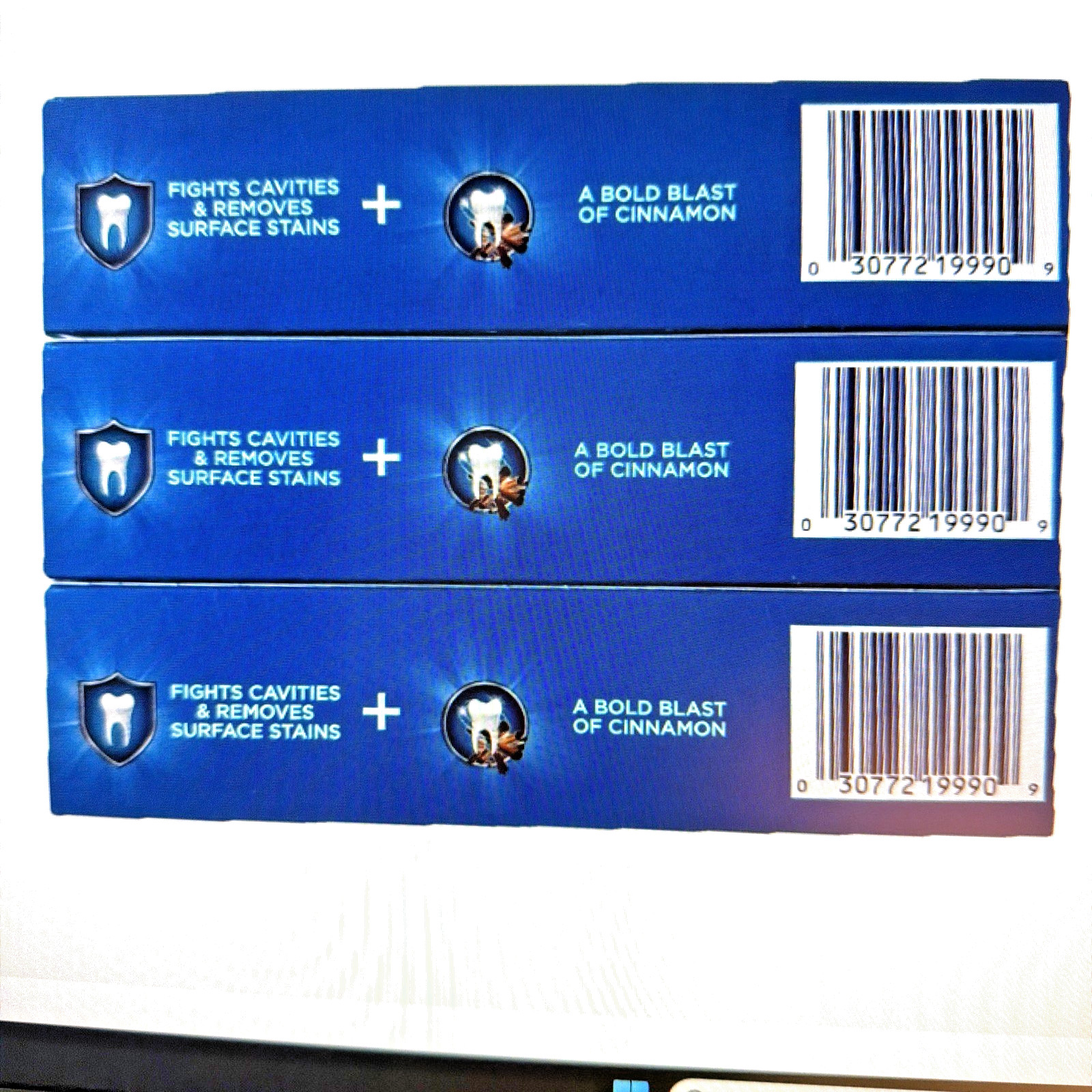 16 CREST Plus Cinnamon Expressions CINNAMON RUSH + Whitening Toothpaste 2.3 oz