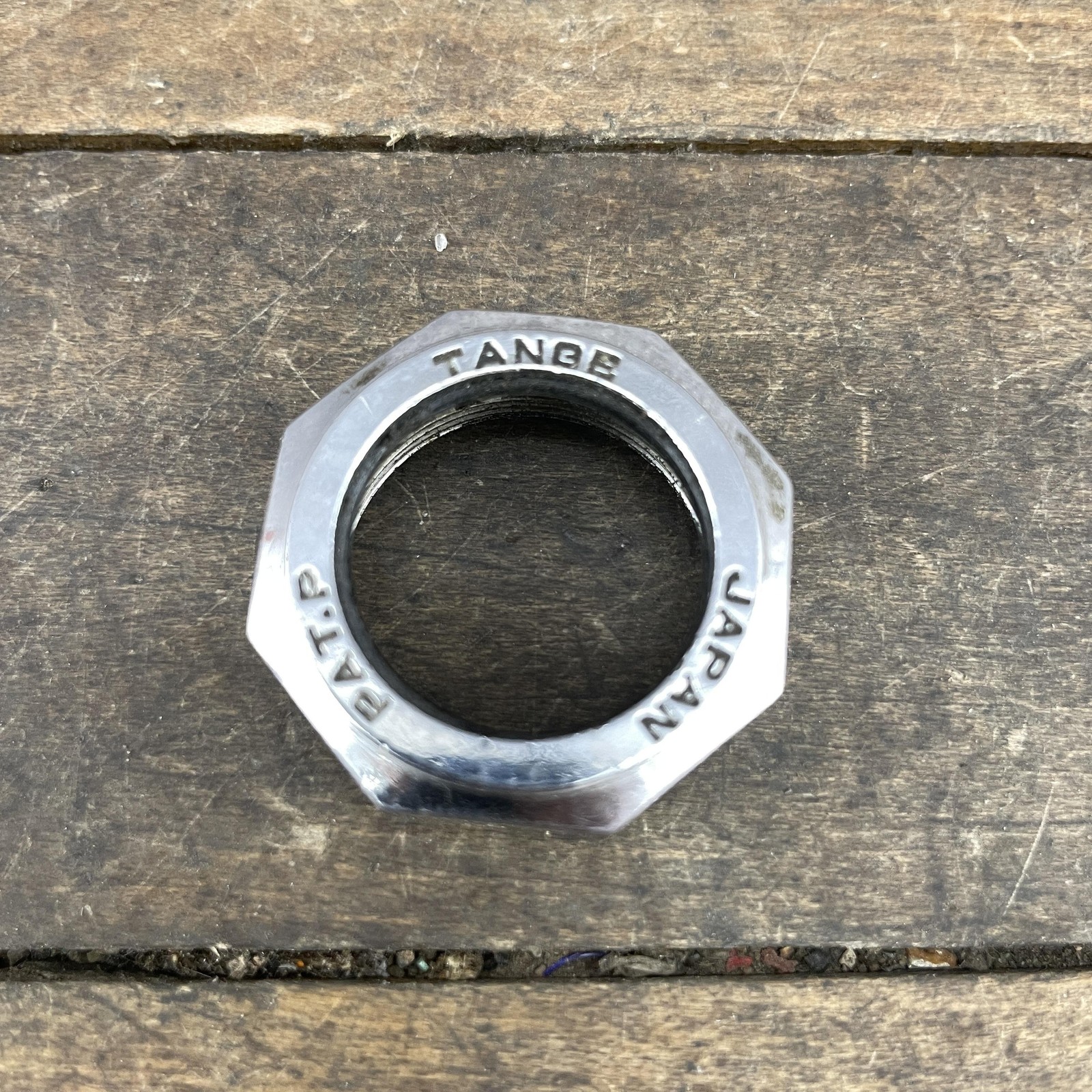 Vintage Tange BMX Headset Top Nut Chrome 1in Threaded 80s Part Made in Japan