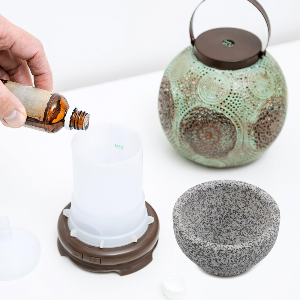 Sauna Aromatherapy Stone Cup Diffuser Essential Oil Diffusers for Home
