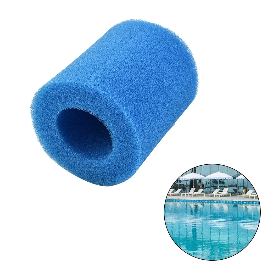 For Washable Reusable Blue Swimming Pool Filter Foam Breeding Sponge Cartridge