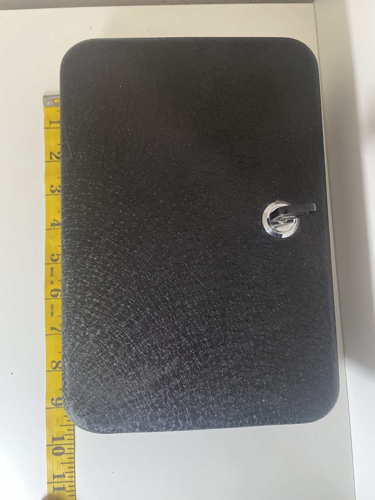 Small Metal Security Box/safe, 9” X 6” With Key