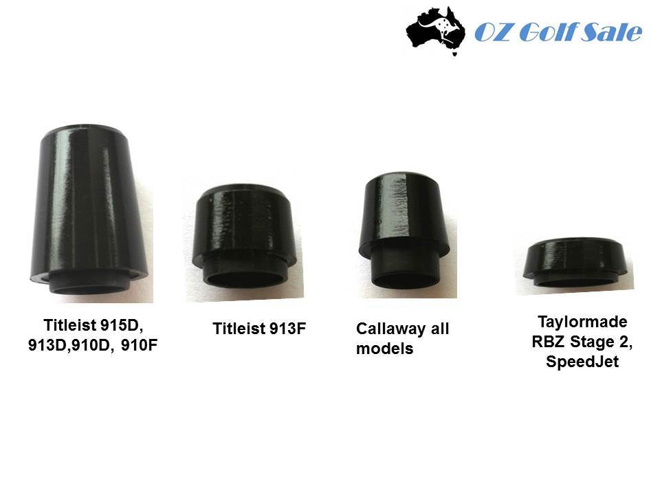 2x .335 Adaptor Sleeve Tip Ferrule for Titleist Callaway Taylormade Drivers & FW